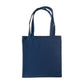 Custom Logo Printed Navy Blue Cotton Tote Bags - 330 GSM  - Size 14" by 16"