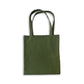 Plain Olive Green Cotton Tote Bags - 330 GSM  - Size 14" by 16"