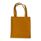 Custom Logo Printed Yellow Ochre Cotton Tote Bags - 330 GSM  - Size 14" by 16"