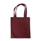 Custom Logo Printed Maroon Cotton Tote Bags - 330 GSM  - Size 14" by 16"