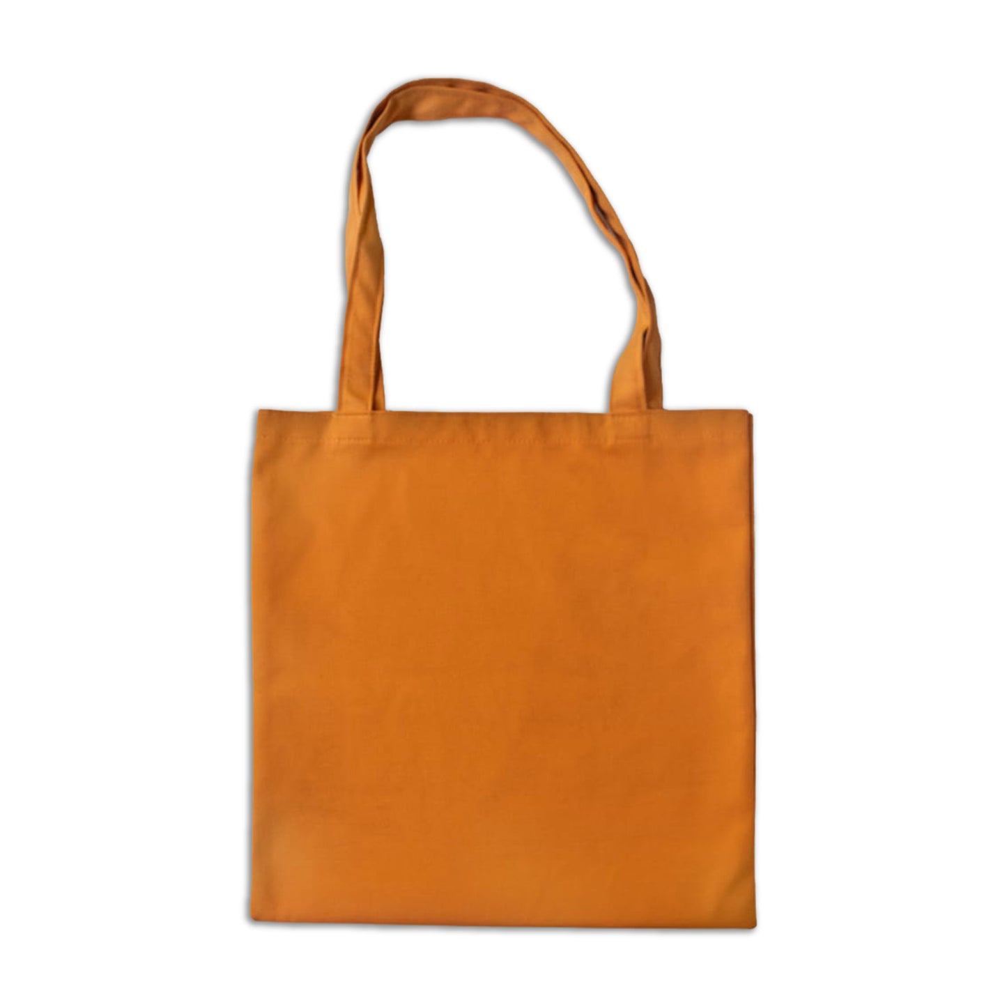 Plain Yellow Ochre  Cotton Tote Bags - 330 GSM  - Size 14" by 16"