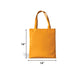 Plain Yellow Ochre  Cotton Tote Bags - 330 GSM  - Size 14" by 16"