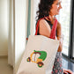 Cotton Canvas quirky Rickshaw Printed Unisex Tote Bag