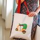 Cotton Canvas quirky Rickshaw Printed Unisex Tote Bag