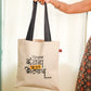 Cotton Canvas Quirky Marathi Quote Printed Unisex Tote Bag -"उद्याचा कंटाळा आजच आलाय"